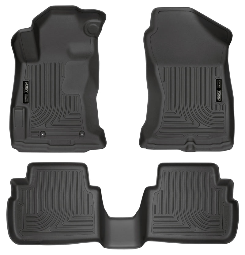 Husky Liners 2017 Subaru Impreza Weatherbeater Black Front &amp; 2nd Seat Floor Liners