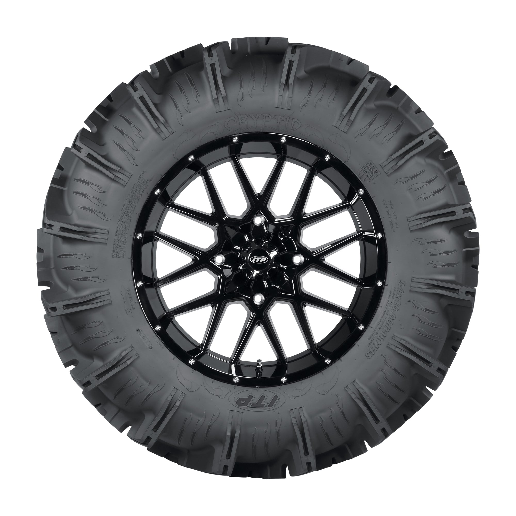 Tire Cryptid F/R 34x10r18 Lr1330lbs Radial