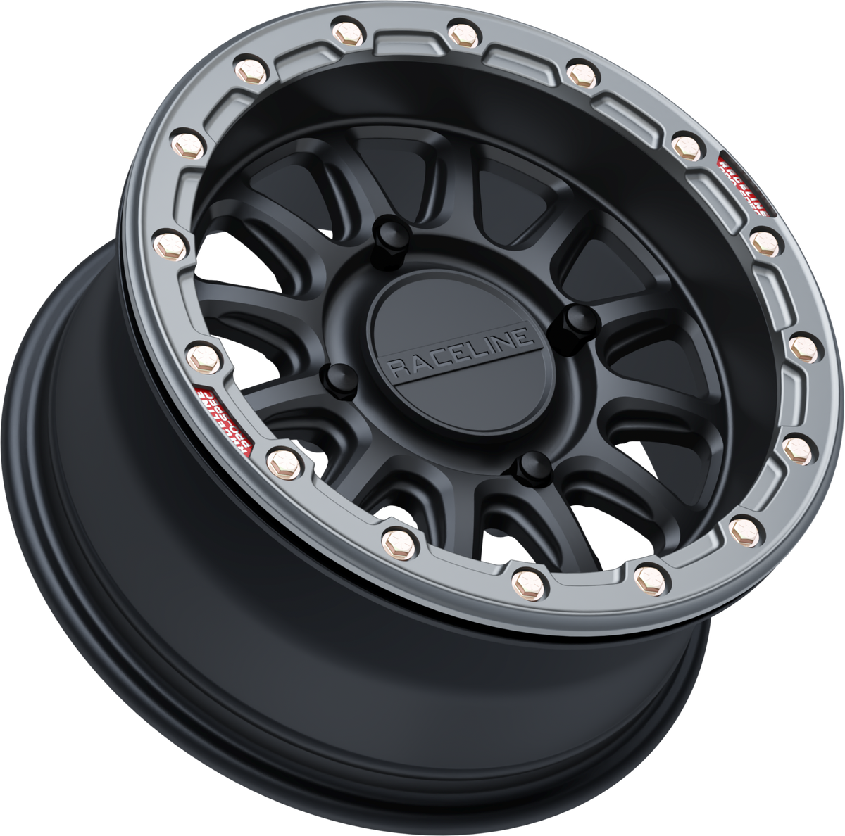 Alpha Wheel 4/156 Blk/Gunmetal 15x7 (+10mm)