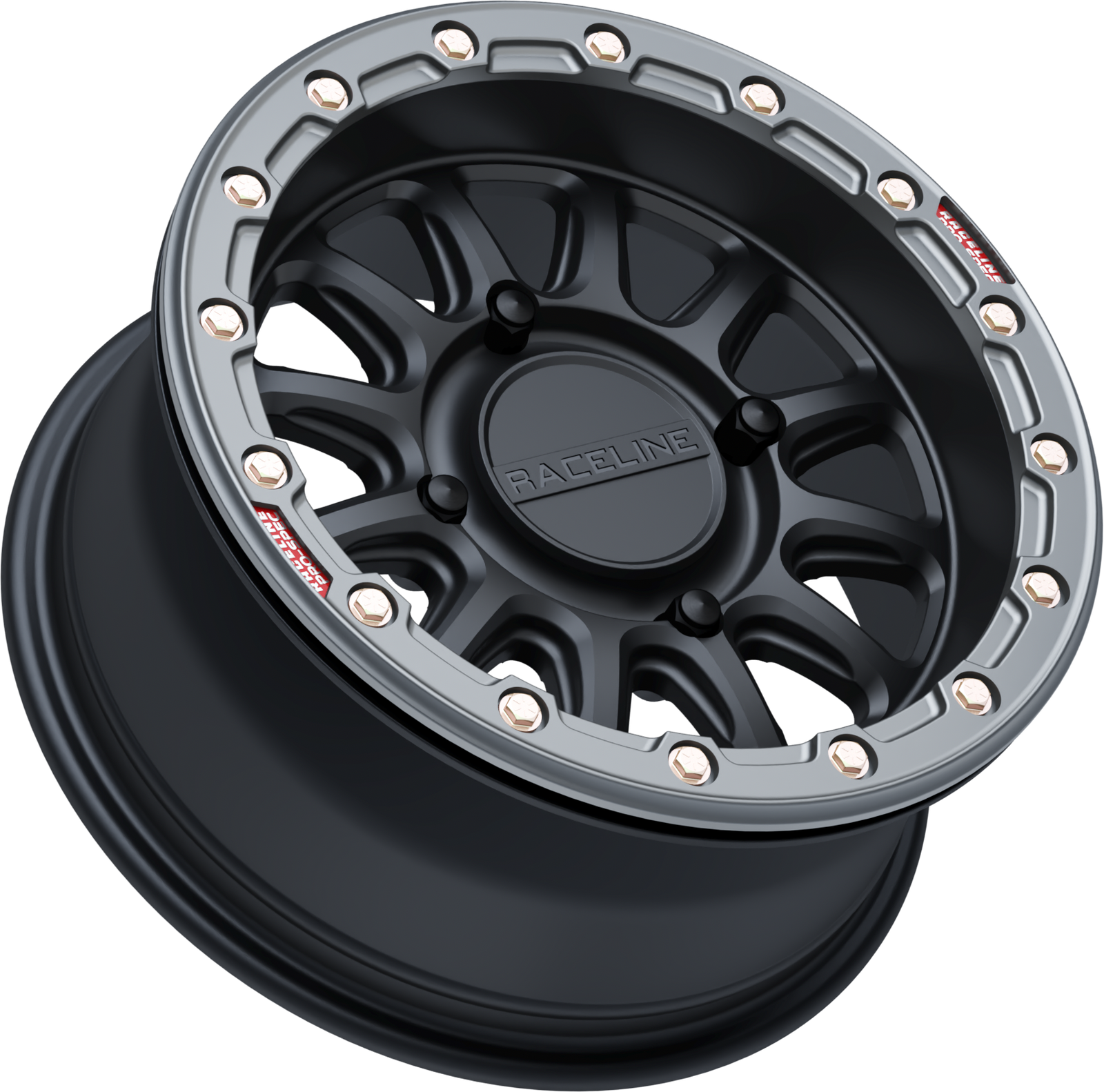 Alpha Wheel 4/156 Blk/Gunmetal 15x7 (+10mm)