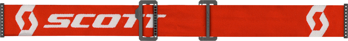 Primal Goggle Red/White Orange Chrome Works