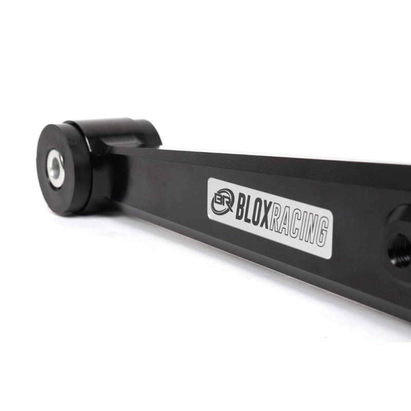 BLOX Racing V2 Billet Rear Lower Control Arms Poly Bushings 96-00 Honda Civic - Black