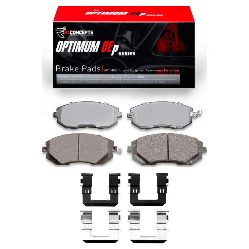 R1 2002-2012 Saab 9-2X Front R1 Optimum OE Pads &amp; Hardware Kit