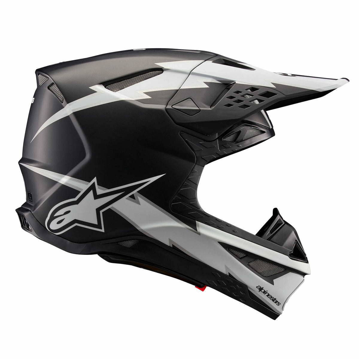 Supertech S M10 Ampress Helmet Black/White Matt 2x