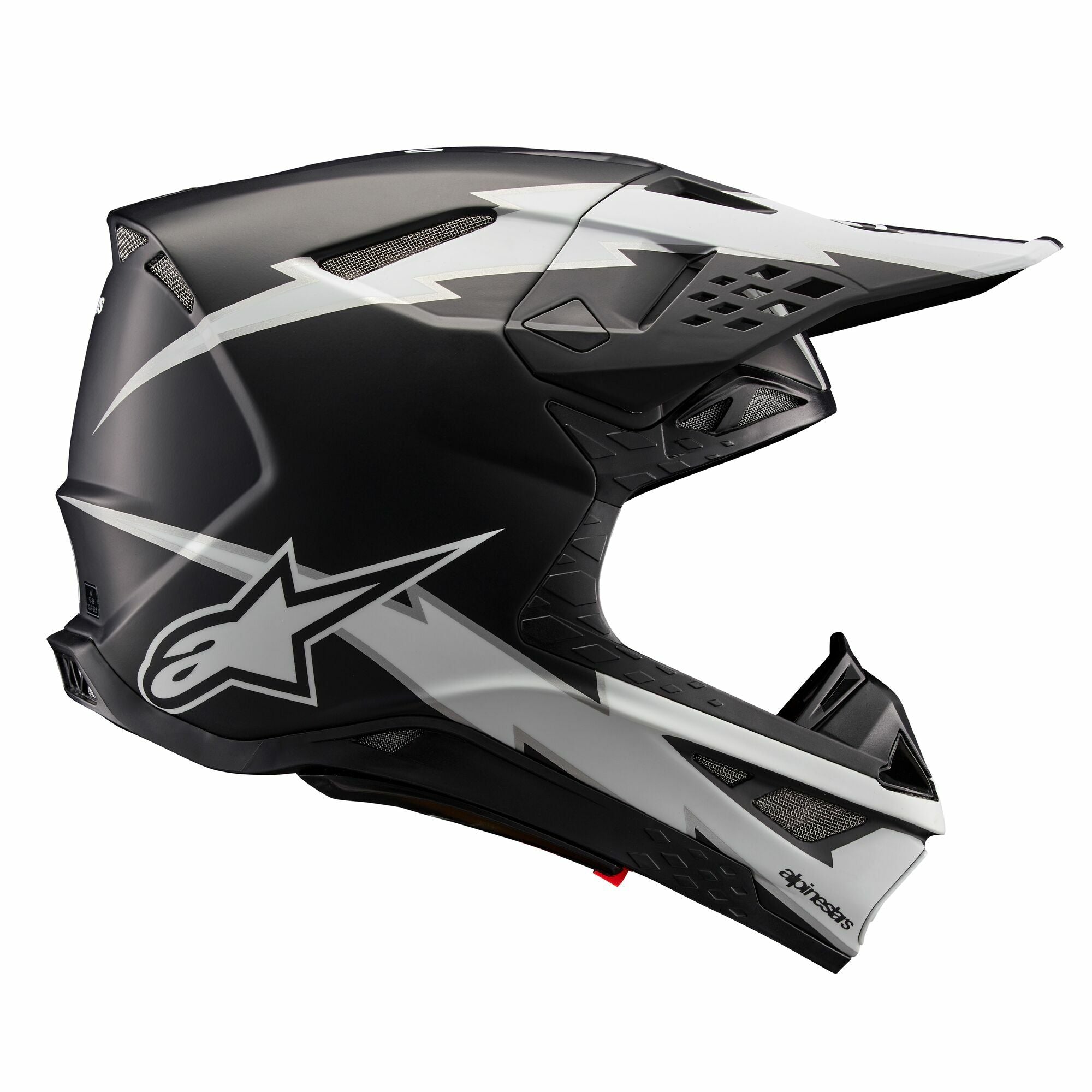 Supertech S M10 Ampress Helmet Black/White Matt 2x