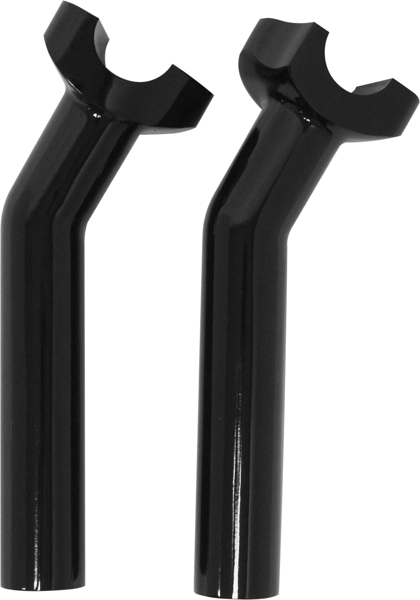 H Bar Risers 6.5"  Pullback Black