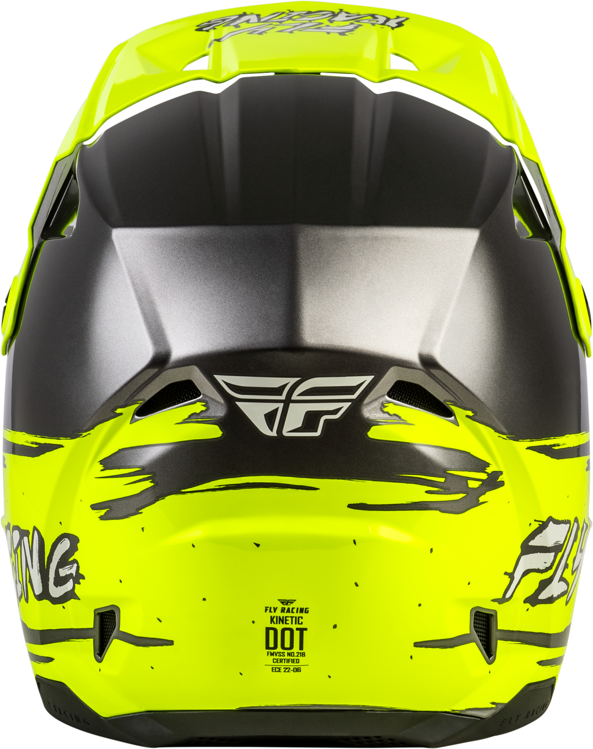 Youth Kinetic Surge Helmet Grey/Hi Vis Ym