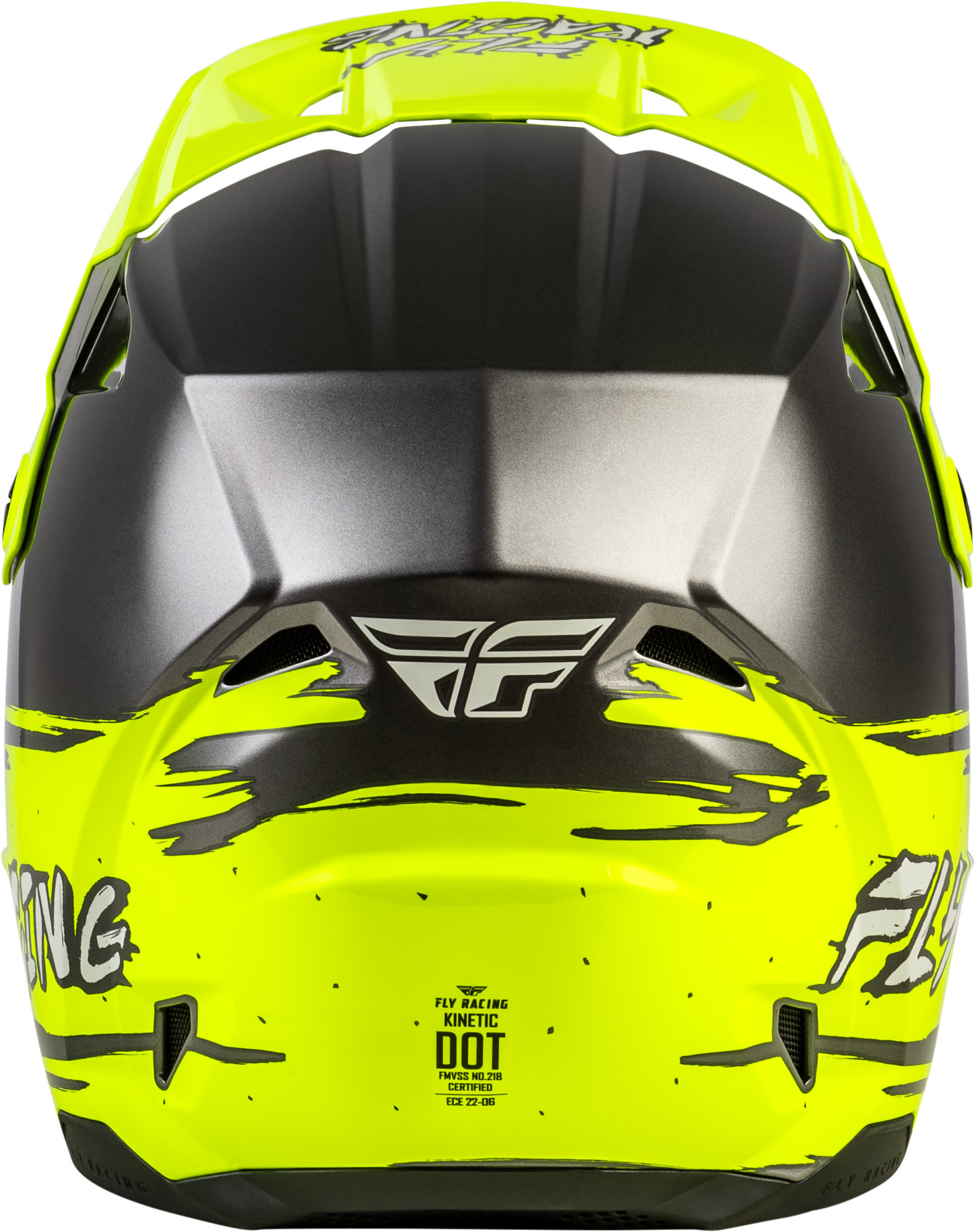 Youth Kinetic Surge Helmet Grey/Hi Vis Yl
