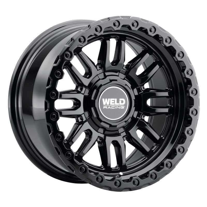 Weld Off-Road Swift 17x9in - 5x114.3 / 5x127 BP - ET-12 - 78.1mm CB - Gloss Black Wheel &amp; Ring