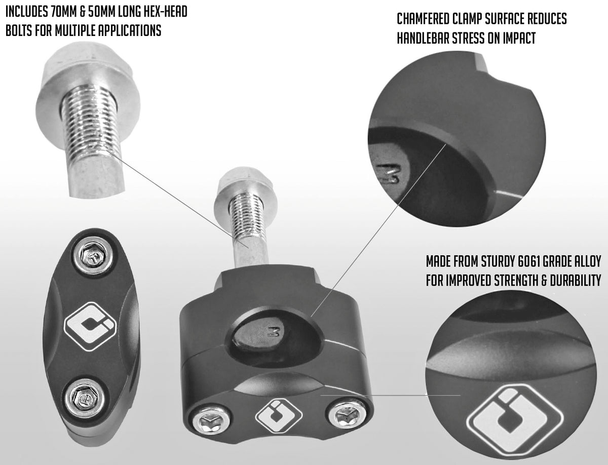 1 1/8&quot; Odi Oversized Bar Mount