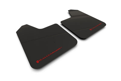 Rally Armor Universal UR Black Mud Flap Red Logo - Pair