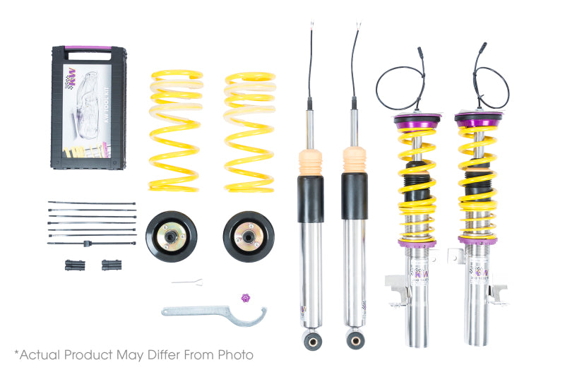 KW DDC Plug &amp; Play Coilover Kit Volkswagen Golf VIII R w/ Electronic Dampers