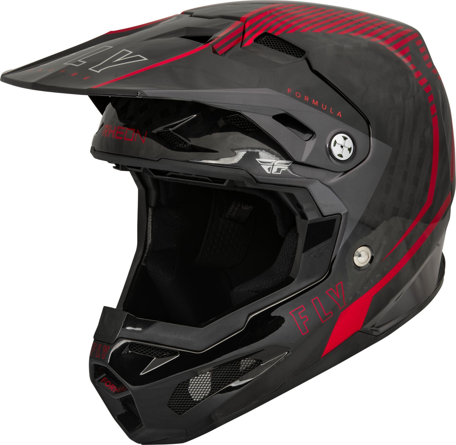 Formula Carbon Tracer Helmet Red/Black Xs