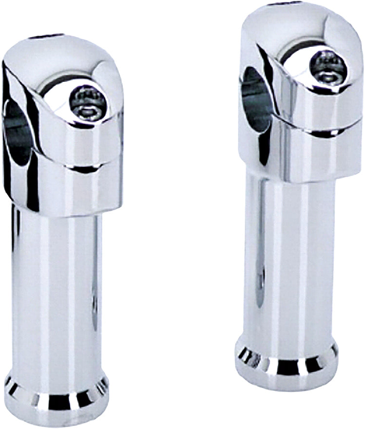 Riser Kit For 1.25" Dia 5" Tall Chrome