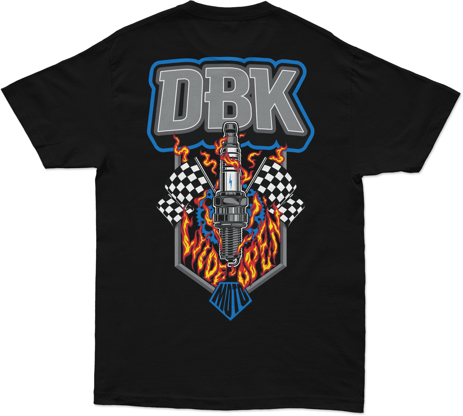Wide Open Tee Black Lg