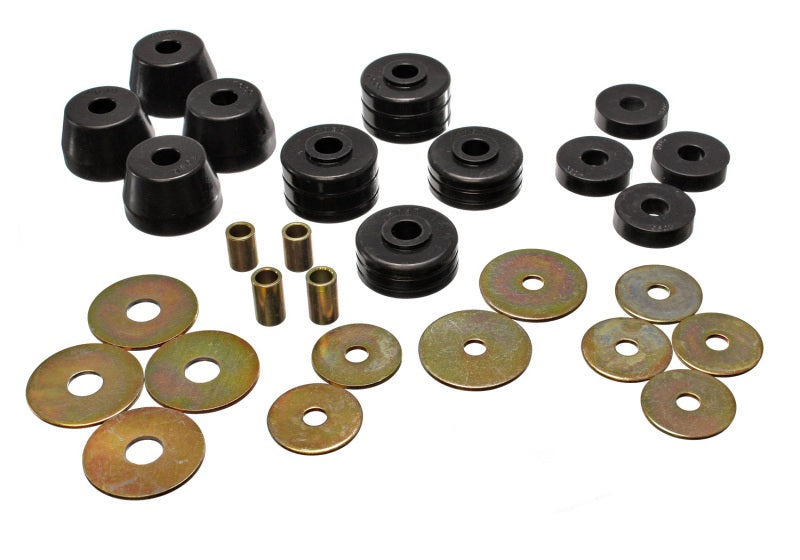 Energy Suspension D100-300 2&amp;4Wd Body Mounts - Black