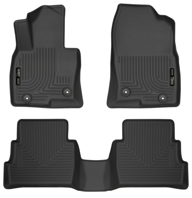 Husky Liners 2017 Mazda CX-5 Weatherbeater Black Front &amp; 2nd Seat Floor Liners