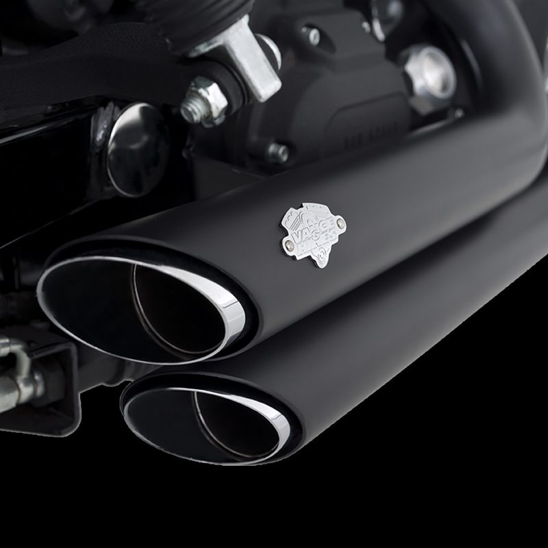 Vance &amp; Hines HD Dyna 06-11 Shortshots Staggered Bl PCX Full System Exhaust