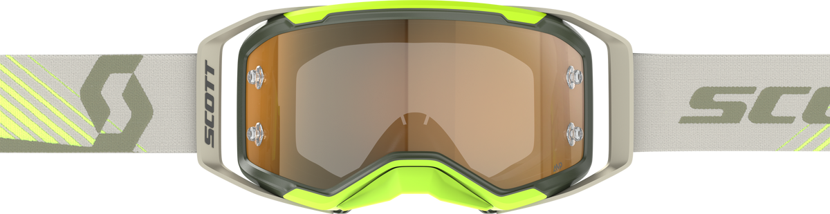 Prospect 2.0 Amp Goggle Kaki Grn/N Ylw Amp Gld Chr Wrk