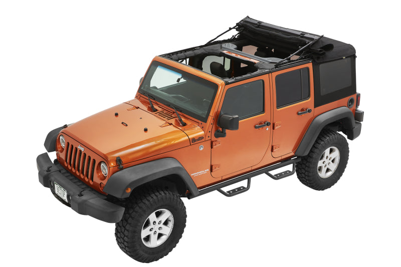 Bestop 07-18 Jeep Wrangler JK 4-Door Supertop Ultra (Premium Black Twill)
