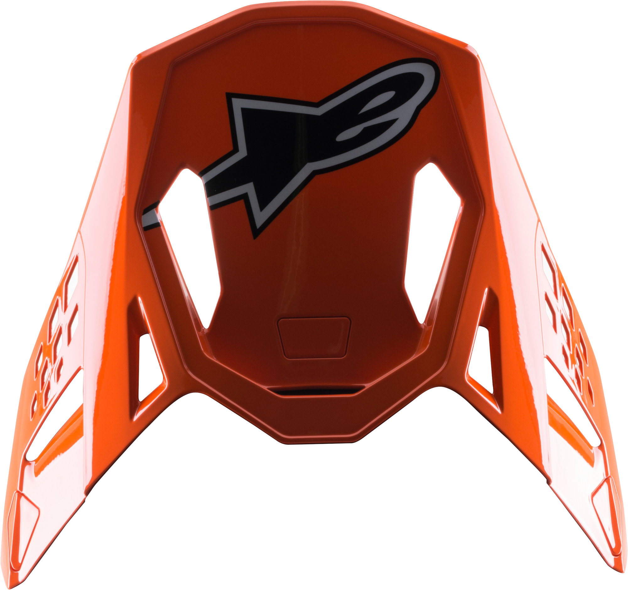 S M8 Factory Visor Dk Blue/Orng/Yllw Fluo Glossy