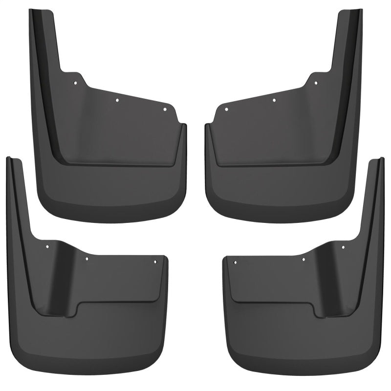 Husky Liners 20-23 GMC Sierra 2500/3500 HD (Excl. Dually) Front &amp; Rear Mud Guards - Black