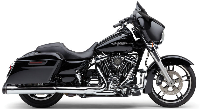 4" Groove Tip Slip On Chrome Flh/Flt 17 22