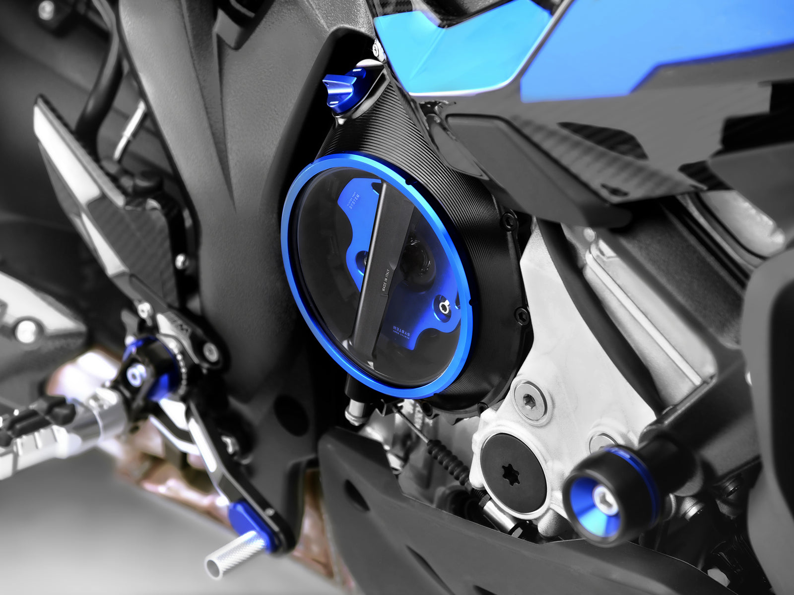 Clutch Cover Black/Blue Bmw