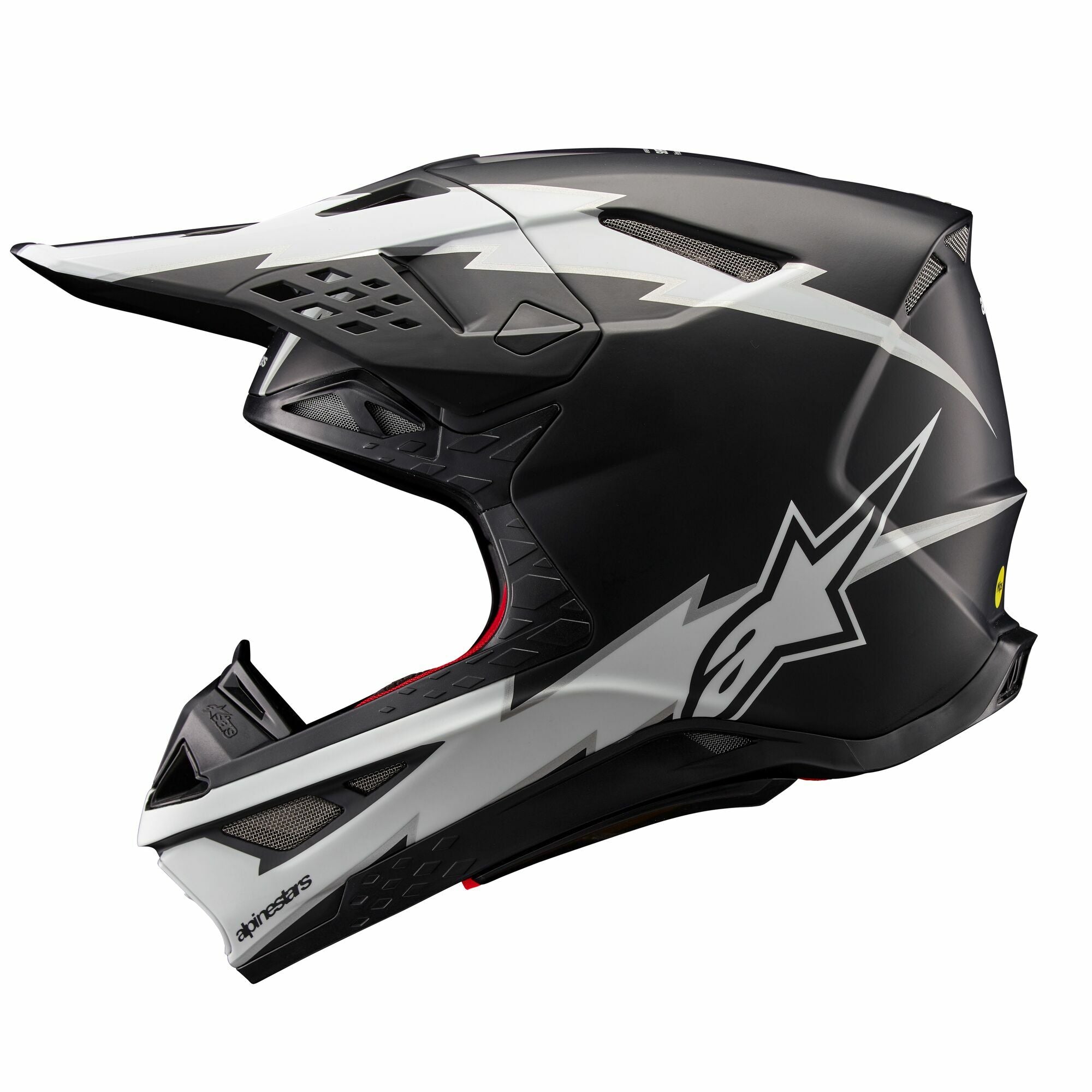 Supertech S M10 Ampress Helmet Black/White Matt Xs