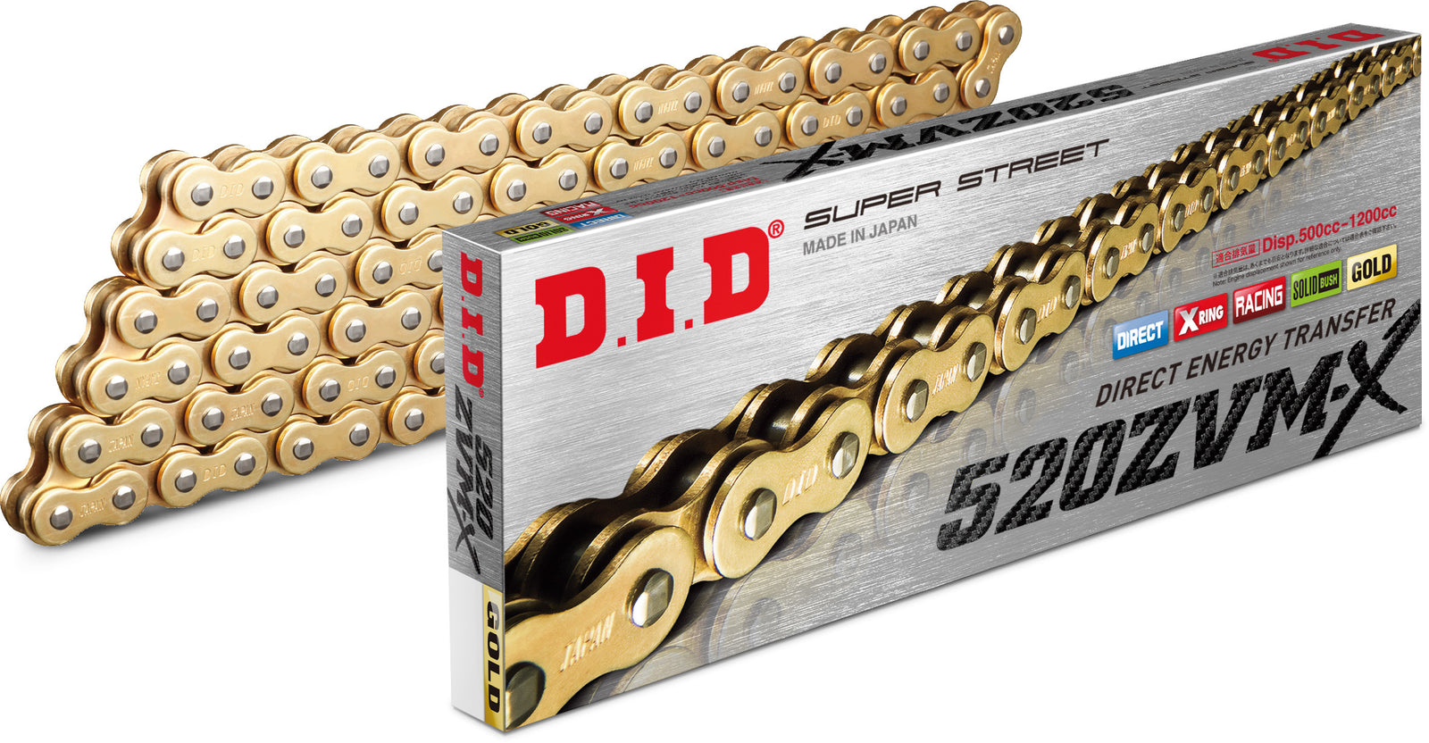Super Street 520zvmx 120 X Ring Chain Gold