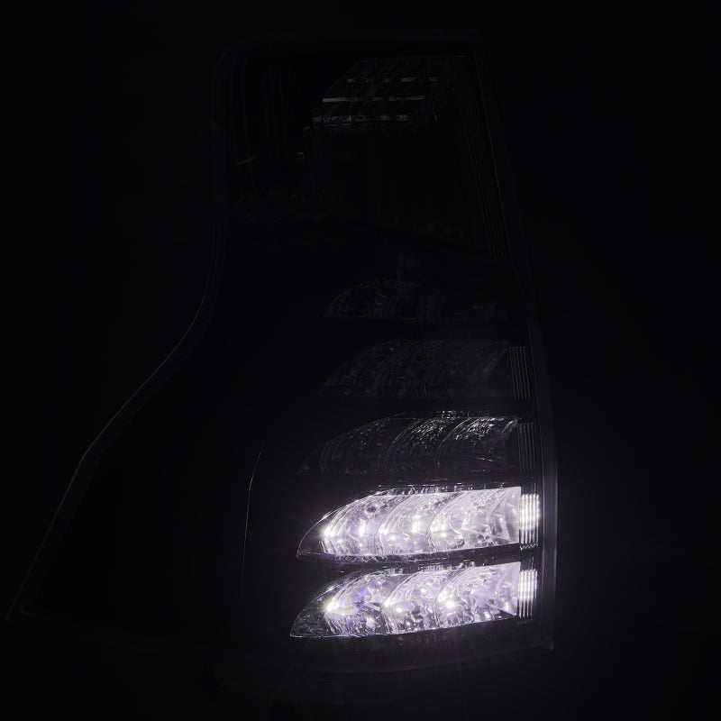 AlphaRex 14-21 Lexus GX470 PRO-Series LED Tail Lights - Alpha Black