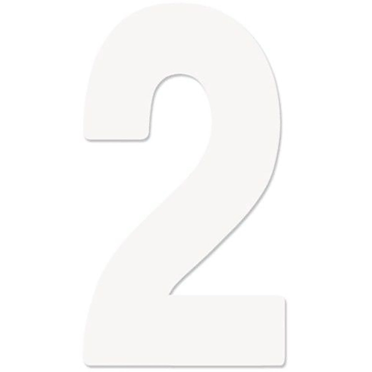 FX 2015 NUMBERS STANDARD 8" WHITE 2