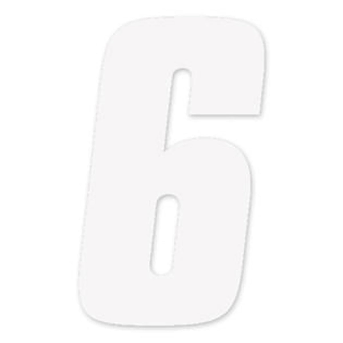 FX 2015 NUMBERS STANDARD 8" WHITE 6