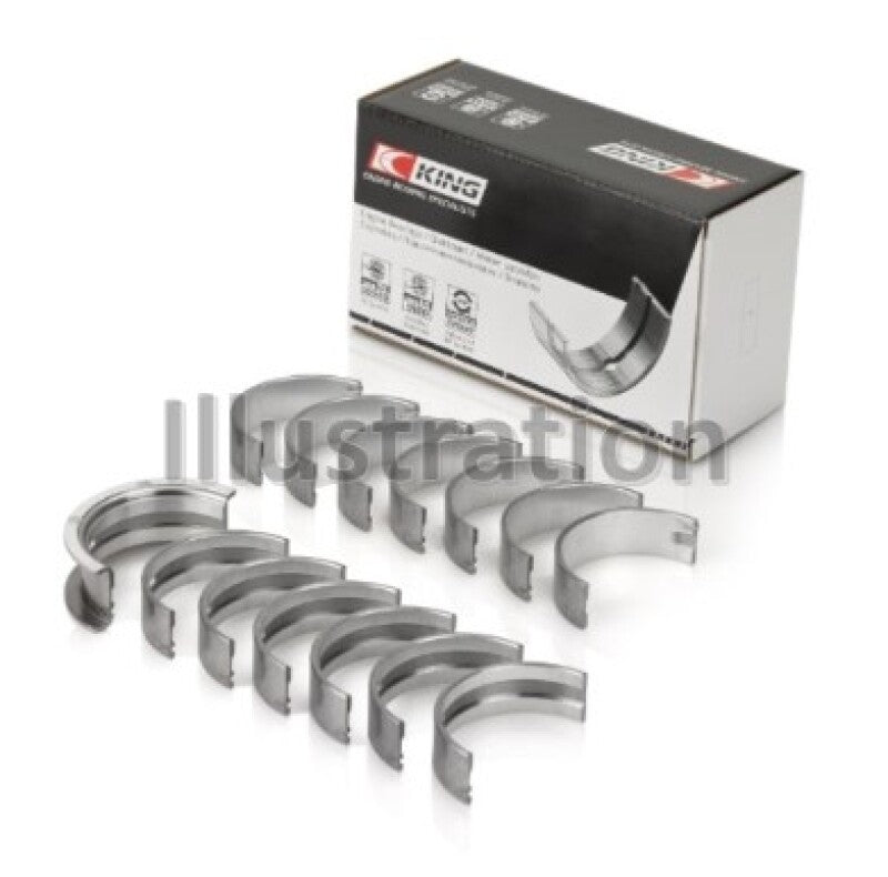 King Engine Bearings 89-15 Dodge Cummins Diesel 5.9L 6.7L Inline 6 Main Bearing Set - Size STD