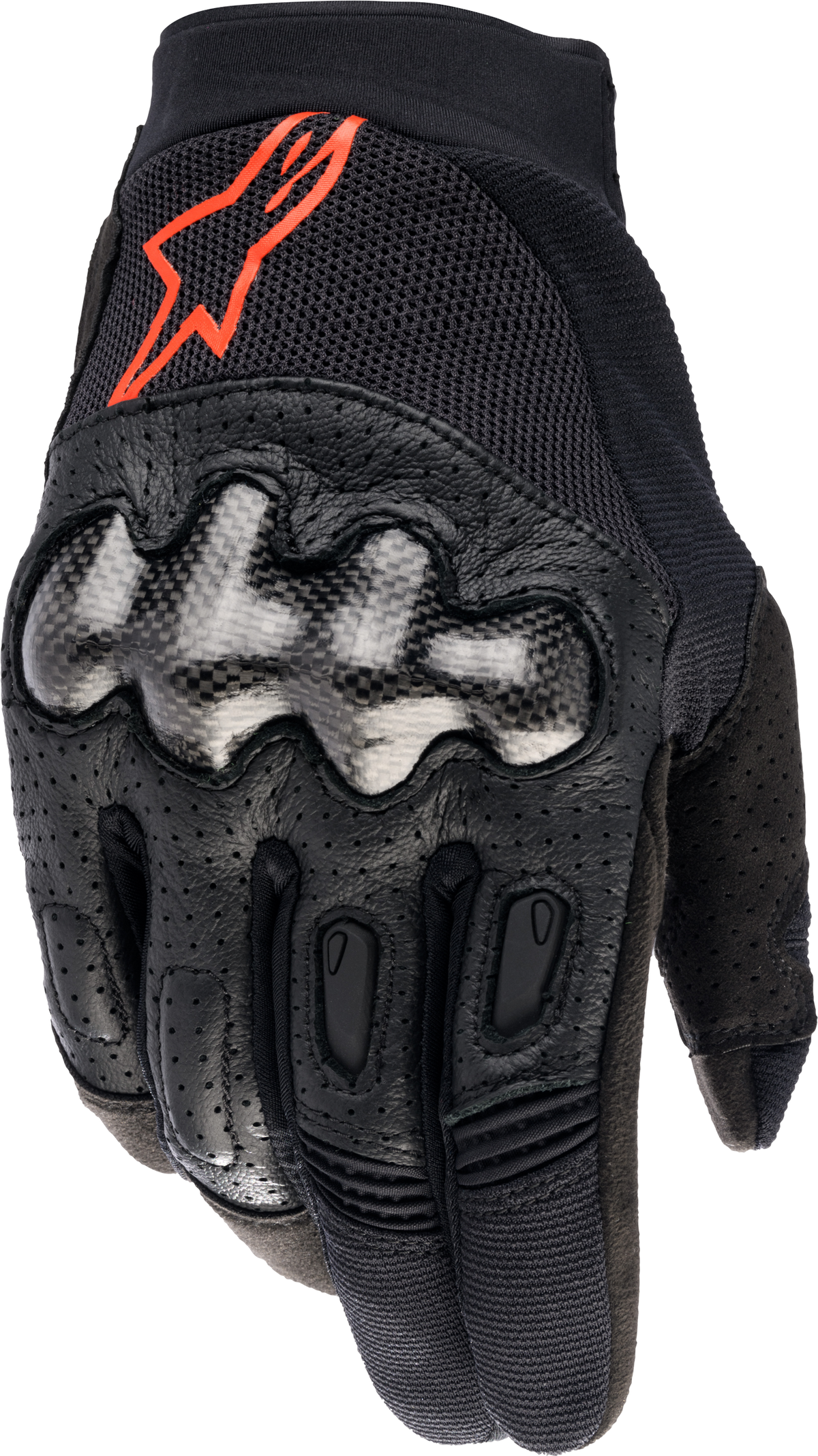 Megawatt Gloves Black/Red Fluo Lg