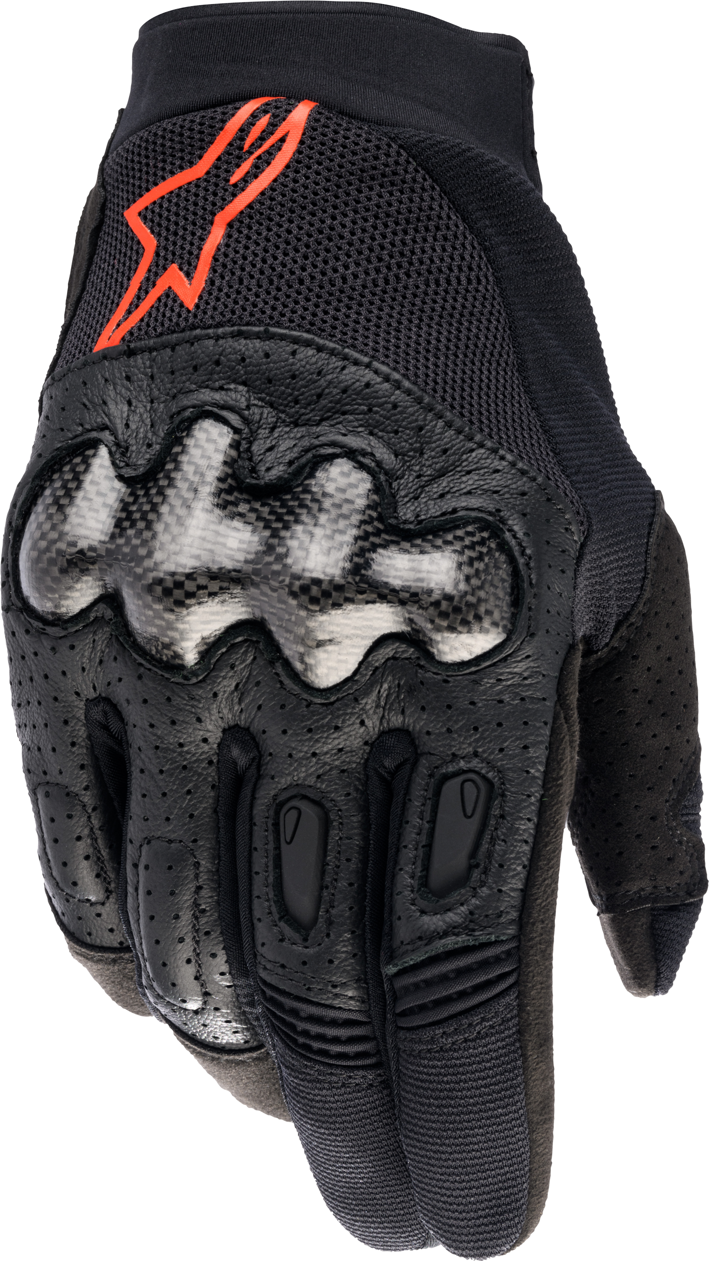 Megawatt Gloves Black/Red Fluo Lg