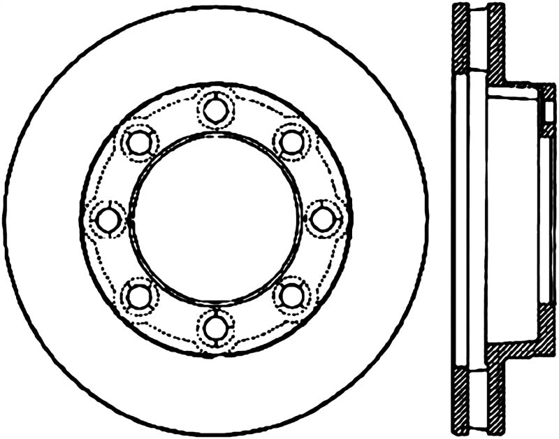 StopTech Slotted &amp; Drilled Sport Brake Rotor