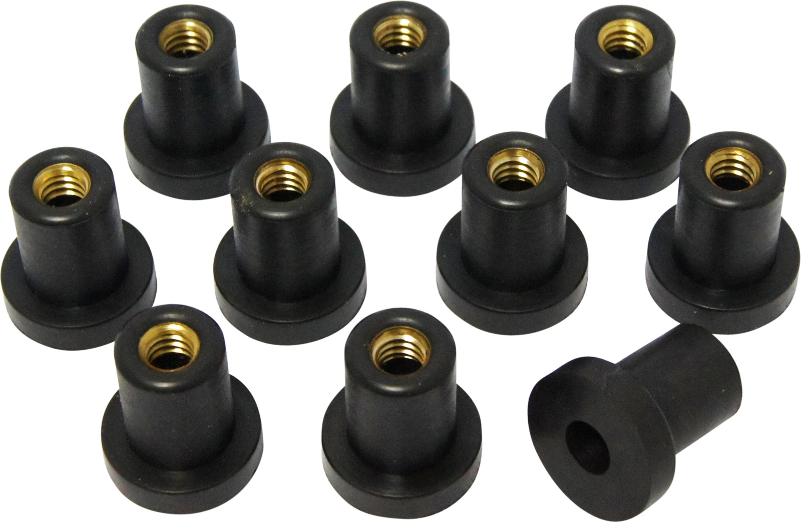 Well Nuts 1/4 20" 10/Pk