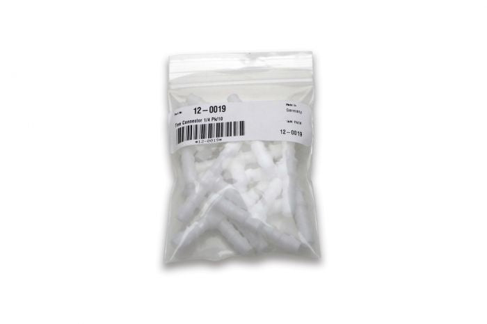 TEE CONNECTOR 1/4 PK/10