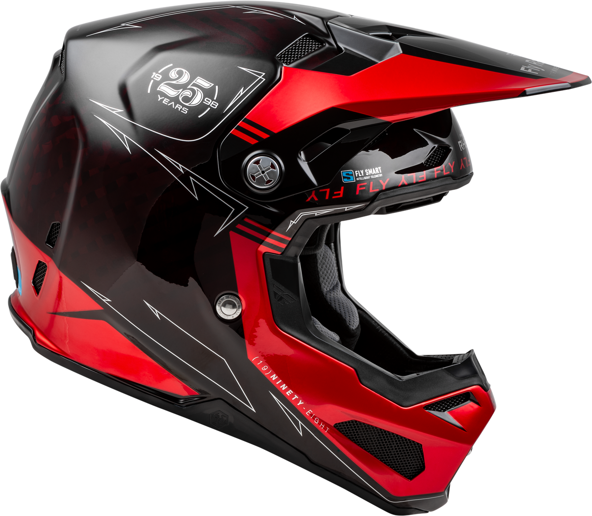 Formula S Carbon Legacy Helmet Red Carbon/Black Xl