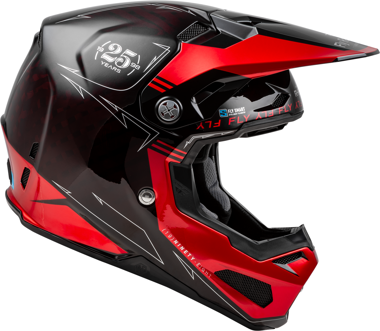 Formula S Carbon Legacy Helmet Red Carbon/Black Xl