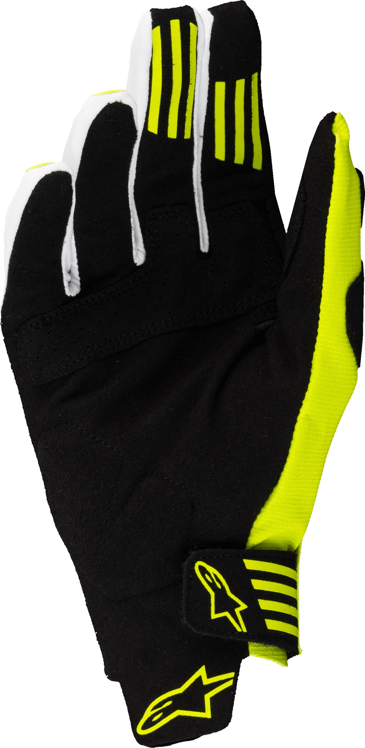 Techstar Gloves Black/Yellow Fluo Lg