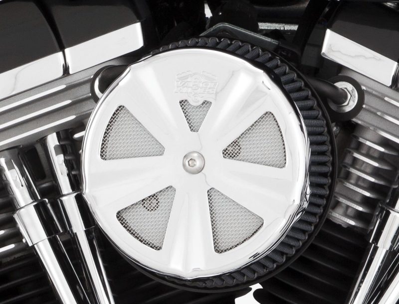 Vance &amp; Hines Chrome Skullcap Crown Intake Cover