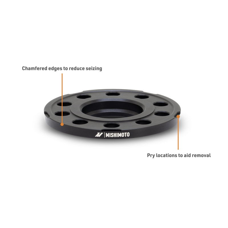 Mishimoto Wheel Spacers - 5x120 - 72.6 - 12 - M14 - Black