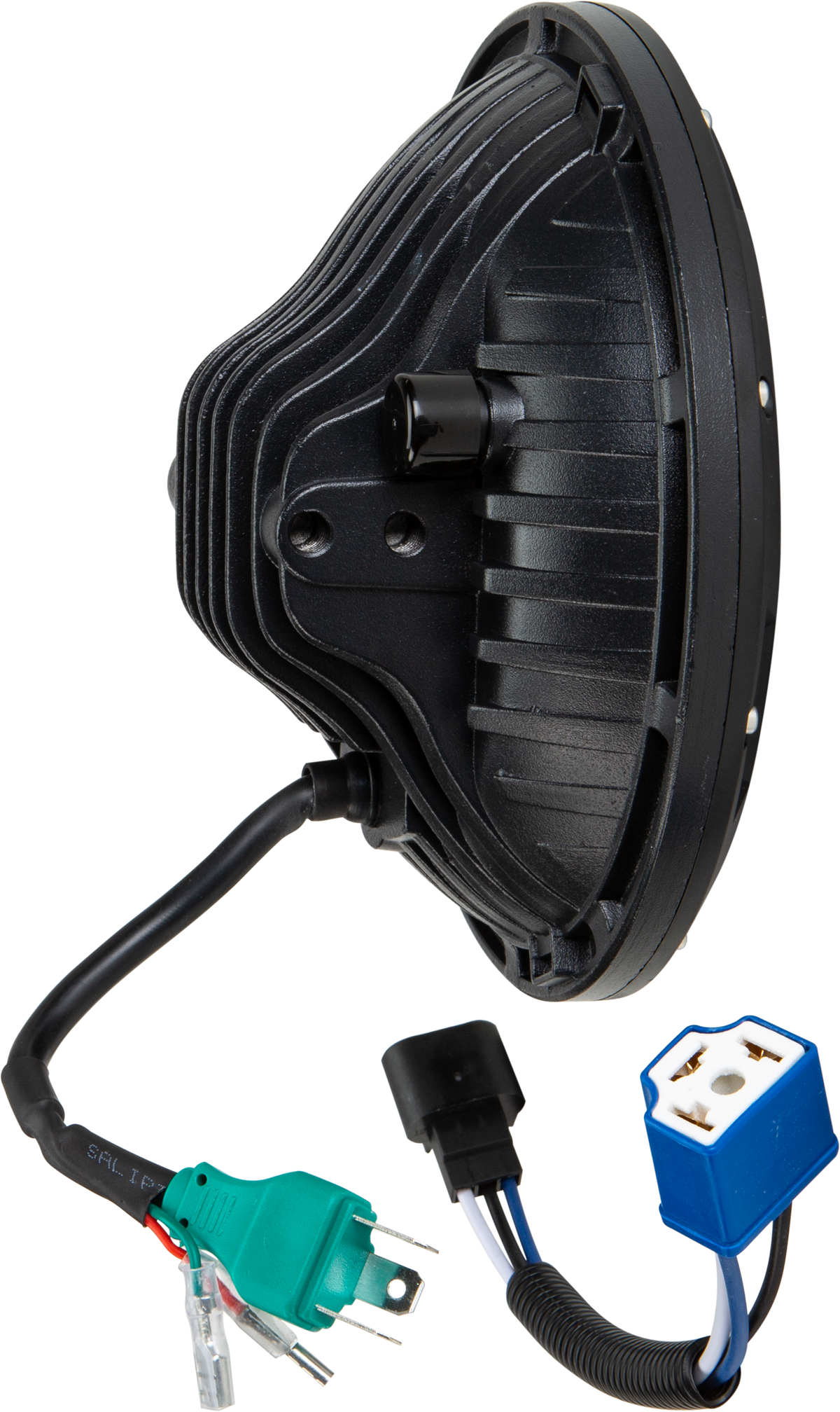 Led Headlight 7" 105w Black 5500/3000 Lumens