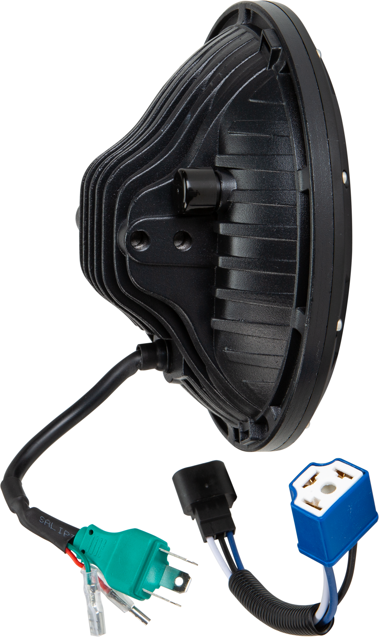 Led Headlight 7" 105w Black 5500/3000 Lumens