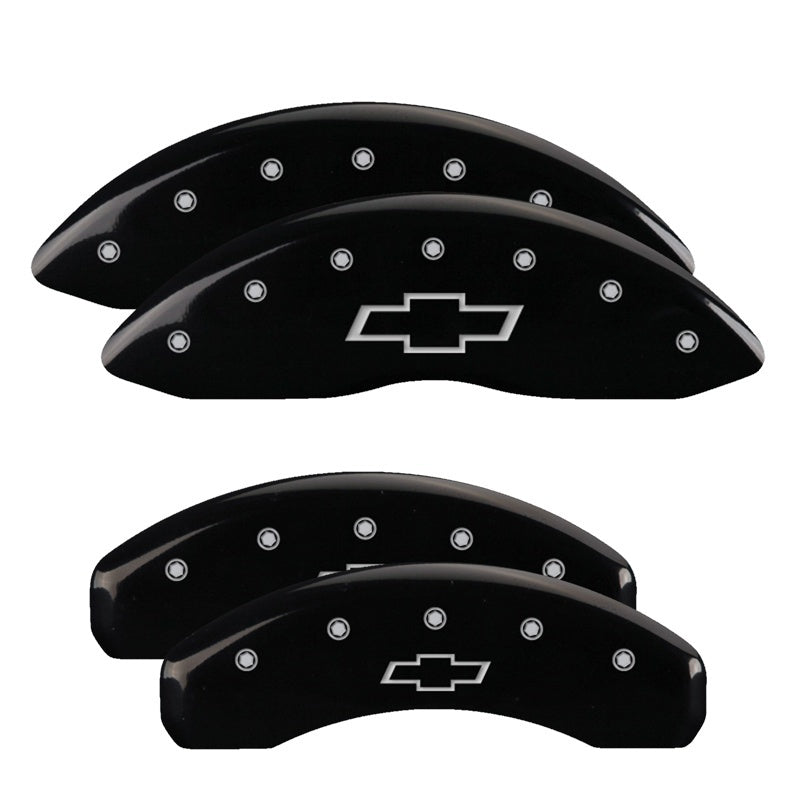 MGP 4 Caliper Covers Engraved Front &amp; Rear Monte Carlo SS Yellow Finish Black Char 2002 Chevy Impala