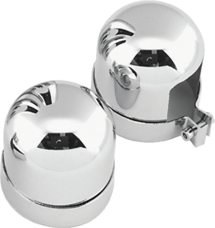 Bikers Choice 52-64 K XL 58-64 FL &amp; Custom Chrome Shock Top Covers Replaces H-D 54707-84T