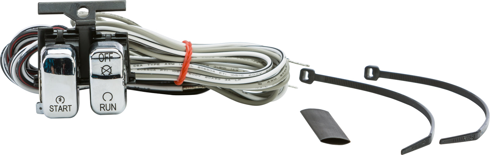 Hbar Swch Chr Blk Ltrs Off/ Strt Replaces OEM 71589 96