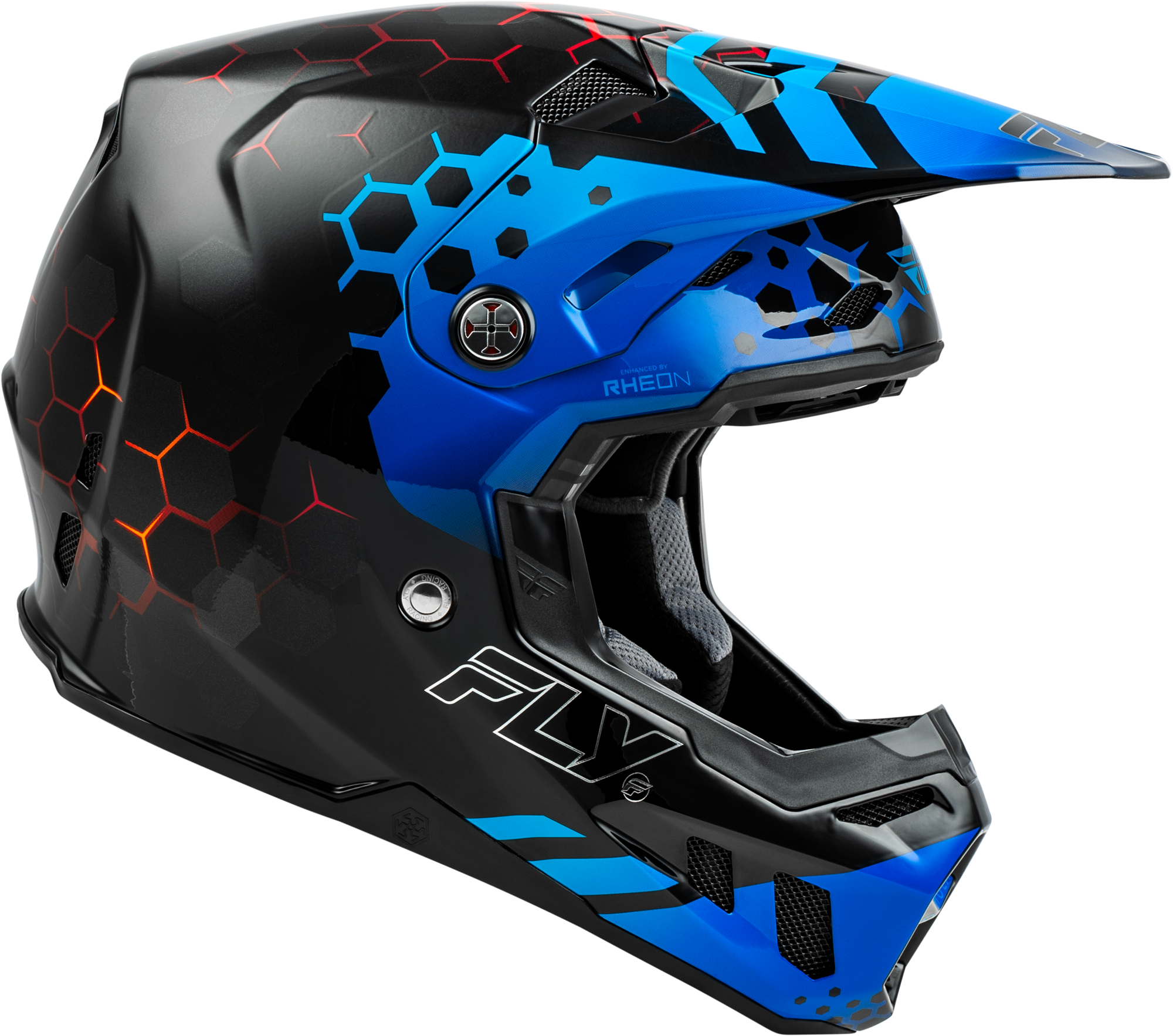 Youth Formula Cc Tektonic Helmet Black/Blue/Red Yl